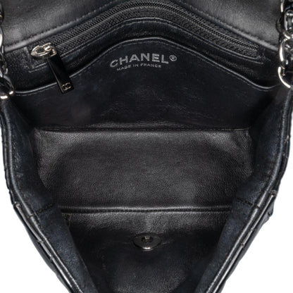 Chanel Gabrielle Patent Leather Black Shoulder Bag Style 15