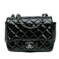 Chanel Gabrielle Patent Leather Black Shoulder Bag Style 15