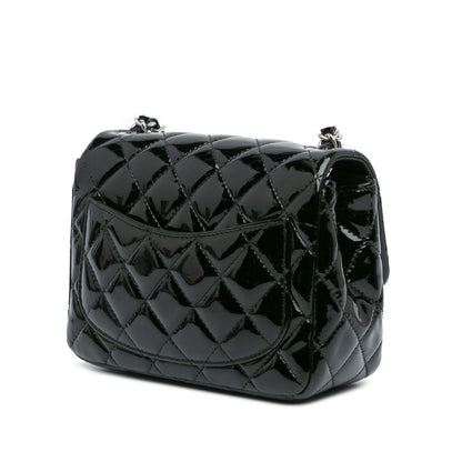 Chanel Gabrielle Patent Leather Black Shoulder Bag Style 9
