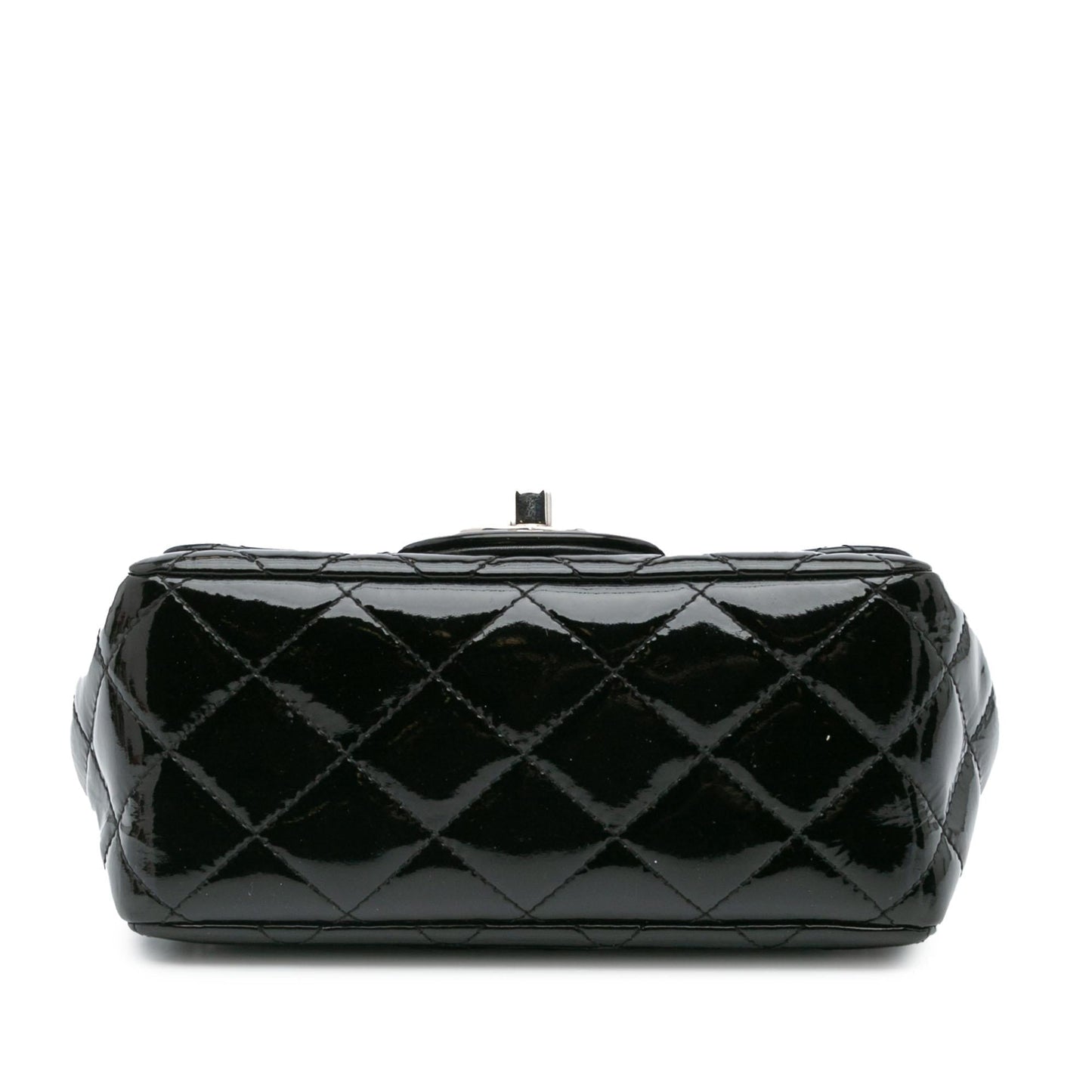 Chanel Gabrielle Patent Leather Black Shoulder Bag Style 6