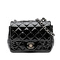 Chanel Gabrielle Patent Leather Black Shoulder Bag Style 8