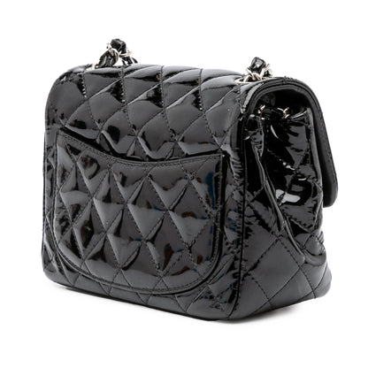 Chanel Gabrielle Patent Leather Black Shoulder Bag Style 8