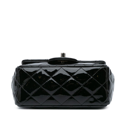 Chanel Gabrielle Patent Leather Black Shoulder Bag Style 5