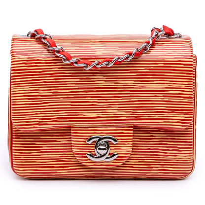 Chanel Gabrielle Patent Leather Red Shoulder Bag