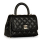 Chanel Coco Handle Caviar Black Shoulder Bag Style 5