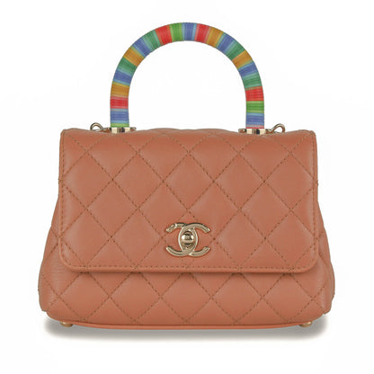 Chanel Mini Coco Rainbow Handle