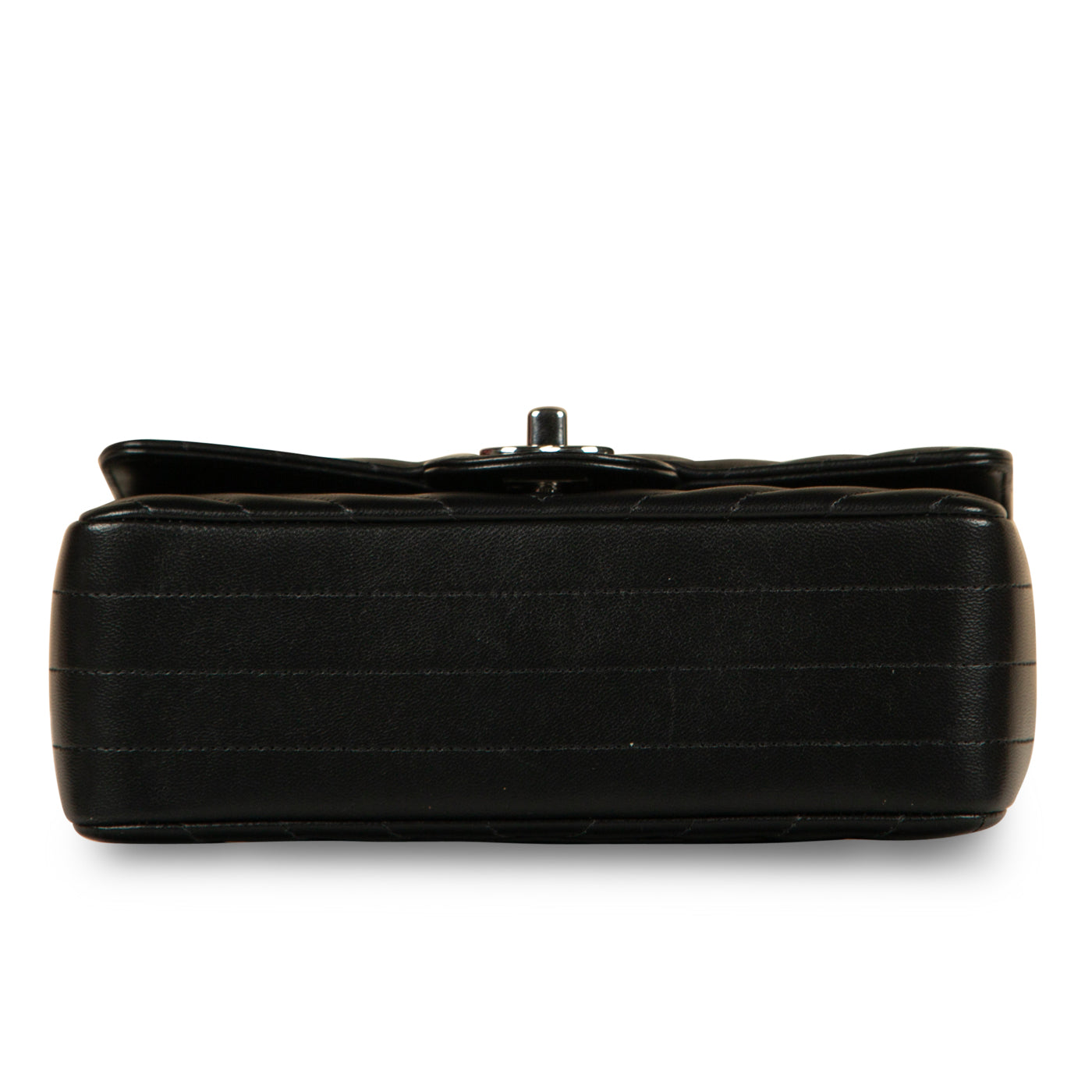 Chanel Classic Flap Lambskin Black Shoulder Bag Style 186