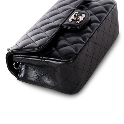 Chanel Classic Flap Lambskin Black Shoulder Bag Style 194