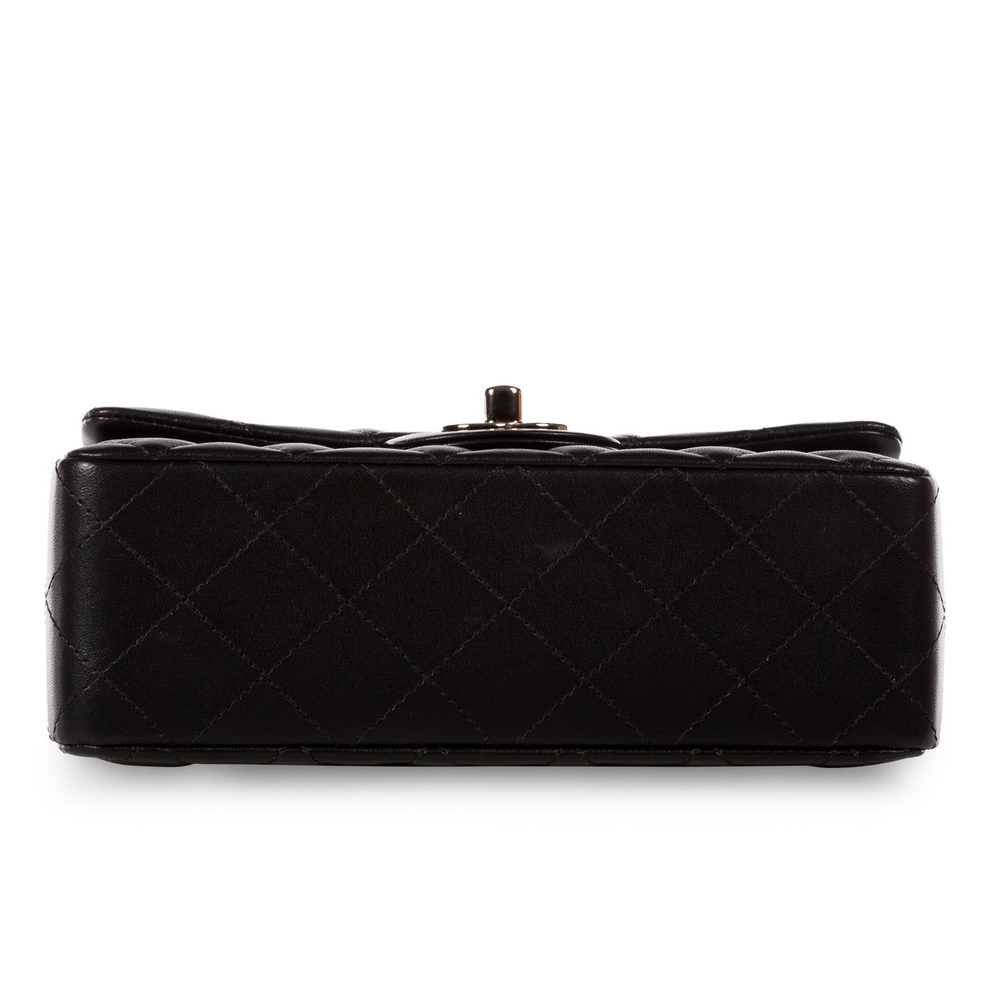 Chanel Classic Flap Lambskin Black Shoulder Bag Style 196