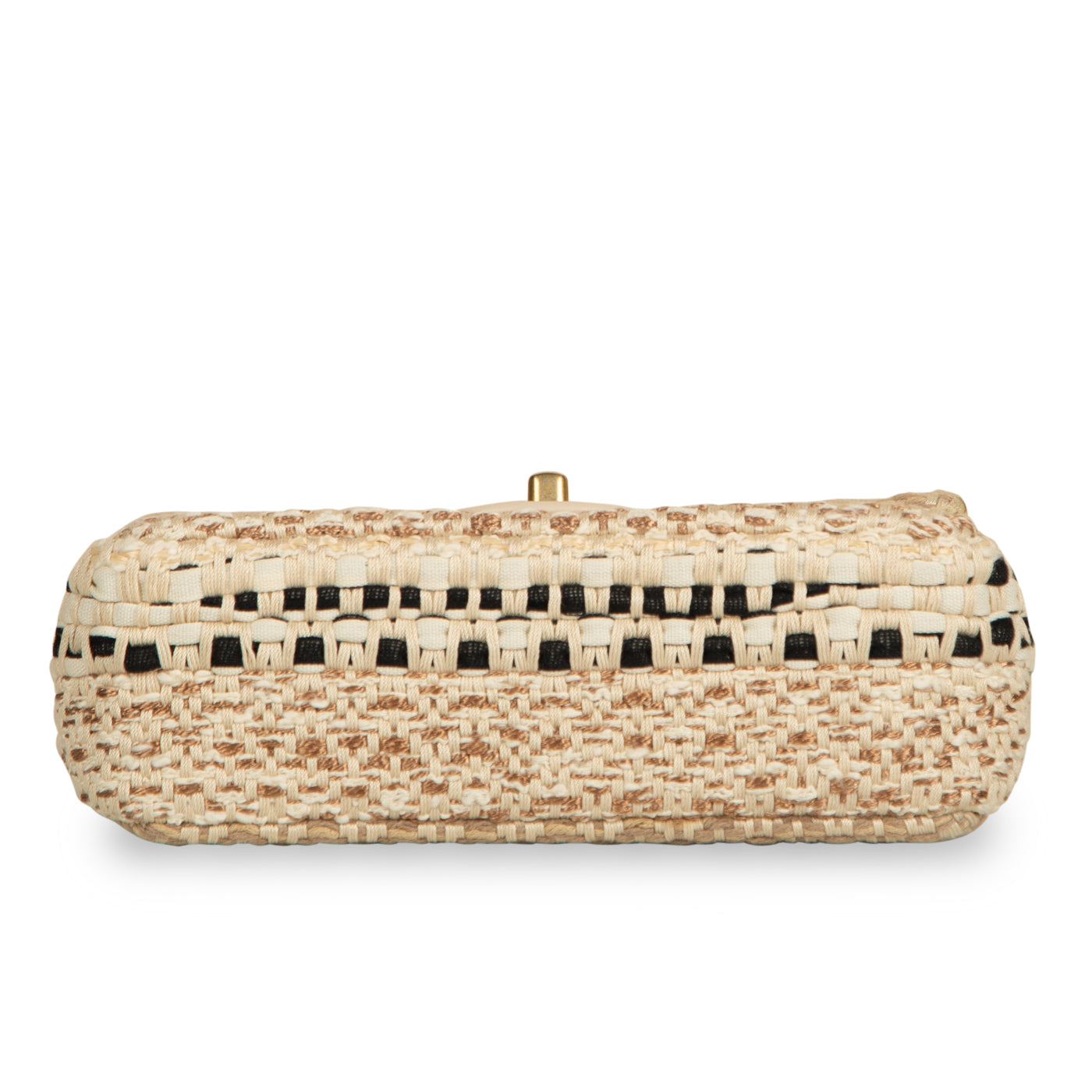 Chanel Classic Flap Tweed Black Shoulder Bag Tweed