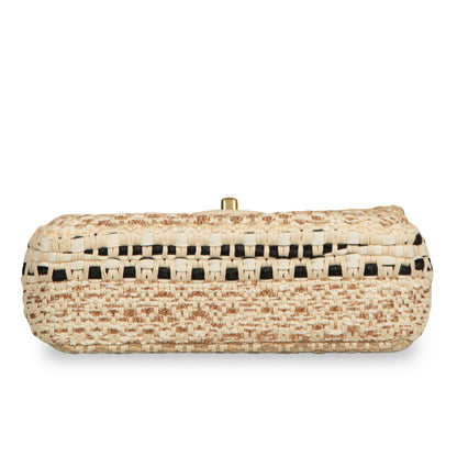 Chanel Classic Flap Tweed Black Shoulder Bag Tweed