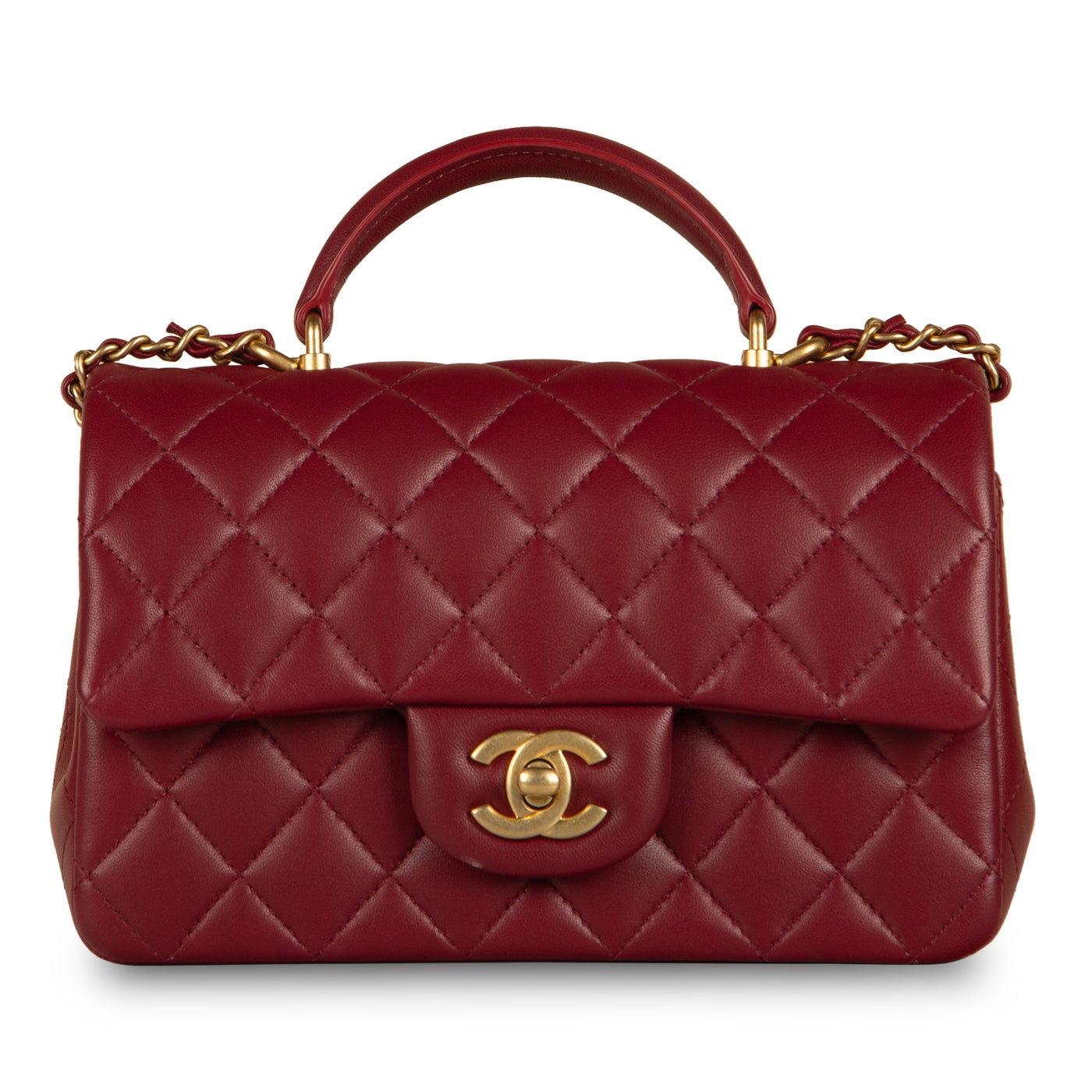 Chanel Classic Flap Lambskin Black Shoulder Bag Style 229