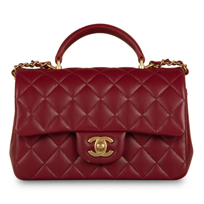 Chanel Classic Flap Lambskin Black Shoulder Bag Style 229