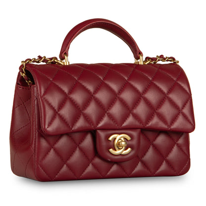 Chanel Classic Flap Lambskin Black Shoulder Bag Style 229