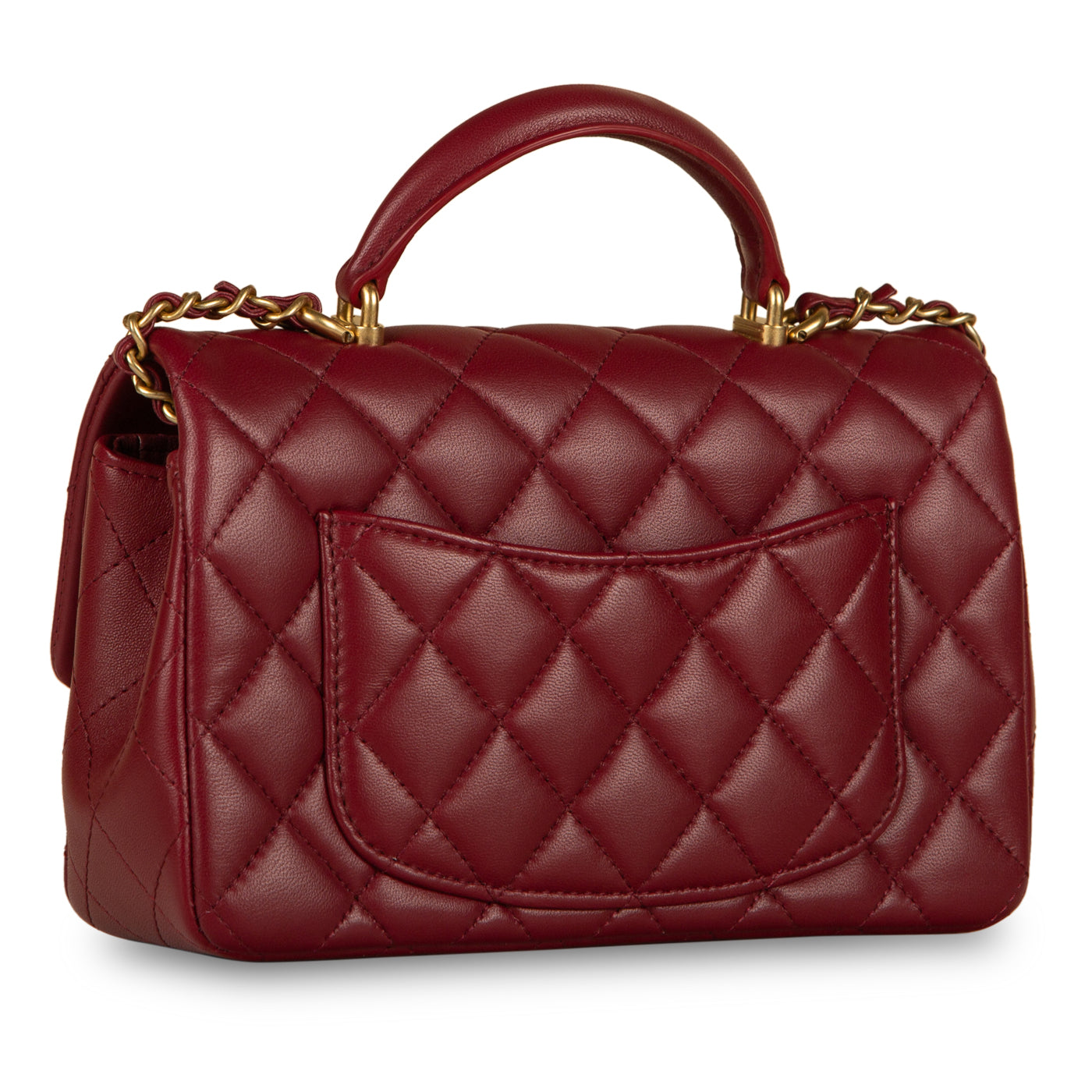 Chanel Classic Flap Lambskin Black Shoulder Bag Style 229
