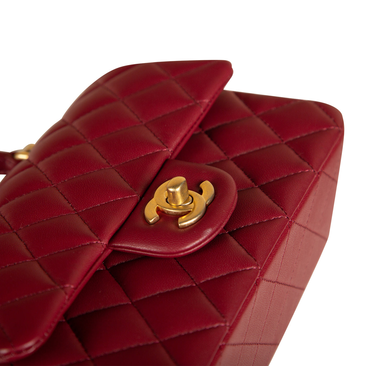 Chanel Classic Flap Lambskin Black Shoulder Bag Style 229