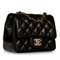 Chanel Classic Flap Lambskin Black Shoulder Bag Style 232