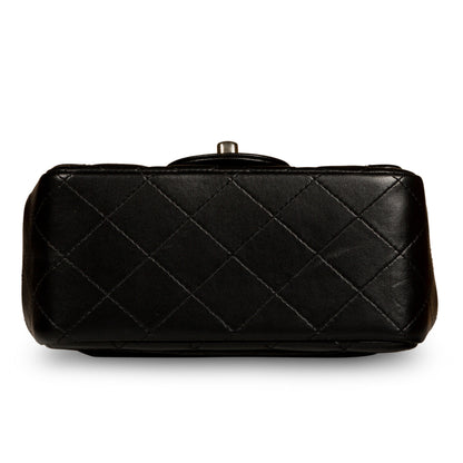 Chanel Classic Flap Lambskin Black Shoulder Bag Style 226