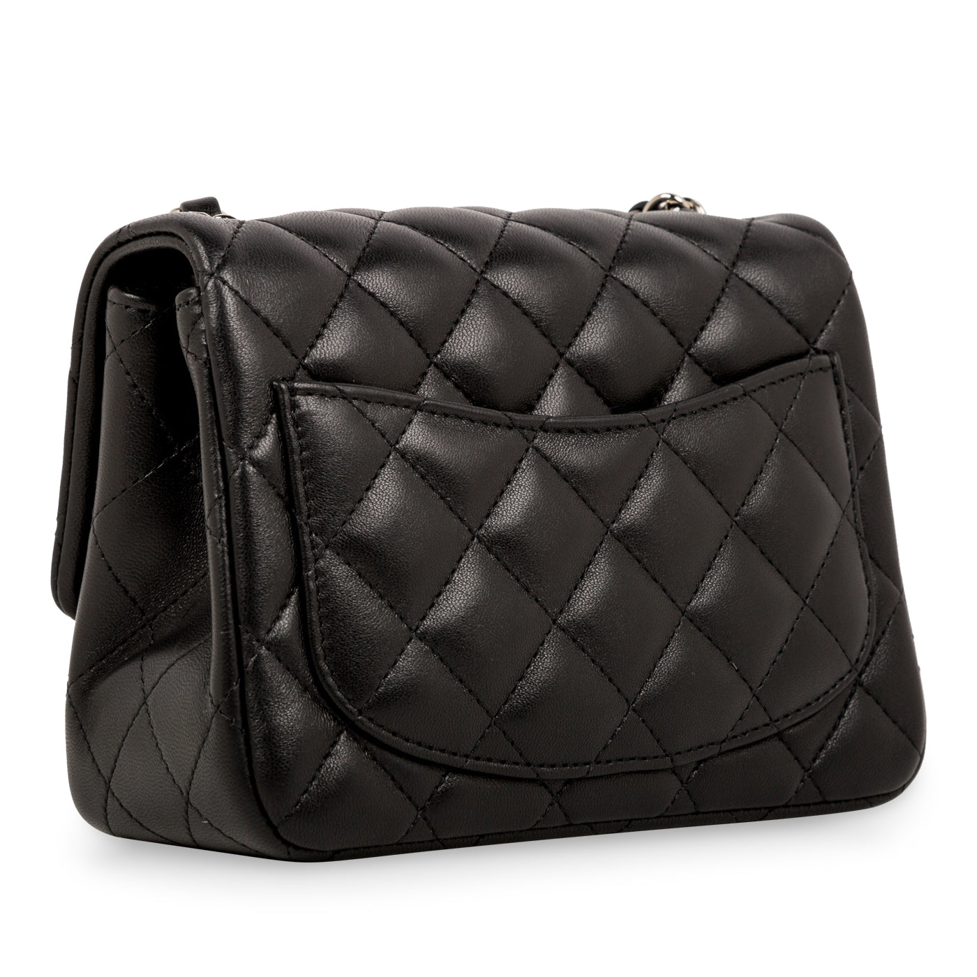 Chanel Classic Flap Lambskin Black Shoulder Bag Style 239
