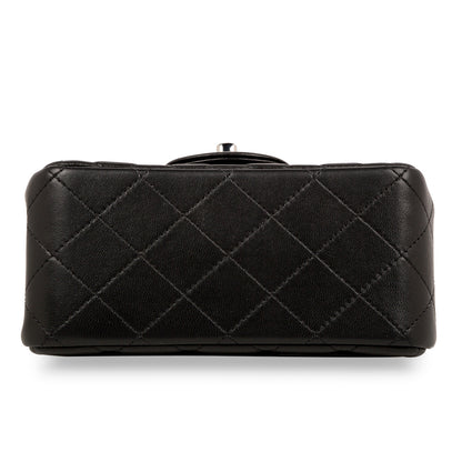 Chanel Classic Flap Lambskin Black Shoulder Bag Style 235