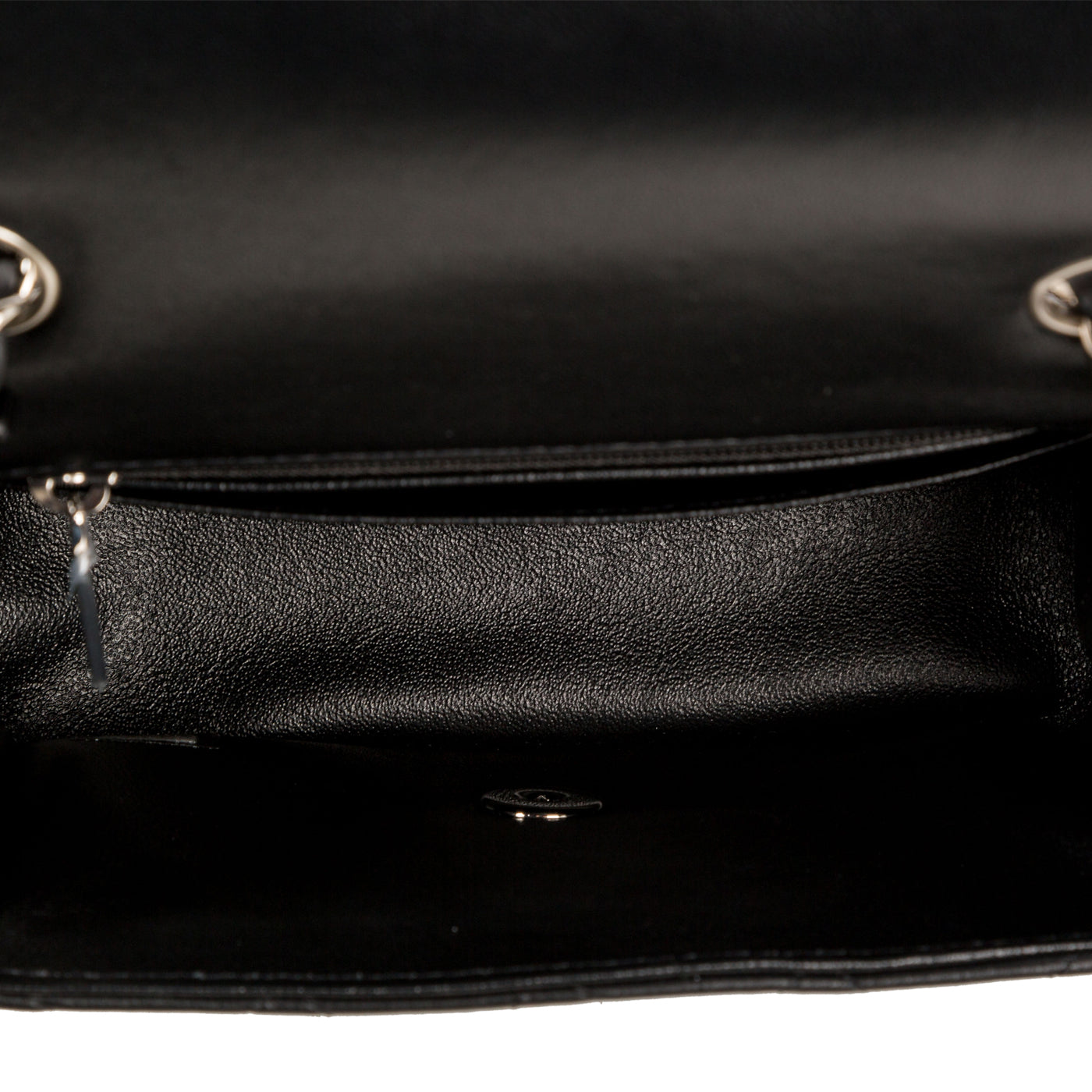 Chanel Classic Flap Lambskin Black Shoulder Bag Style 235