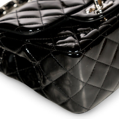 Chanel Classic Flap Patent Leather Black Shoulder Bag Style 10