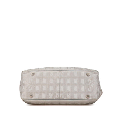 Chanel Gabrielle Silver Tote Bag
