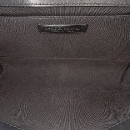 Chanel Boy Lambskin Black Shoulder Bag