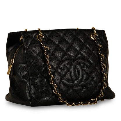 Chanel Timeless Caviar Black Tote Bag Style 46