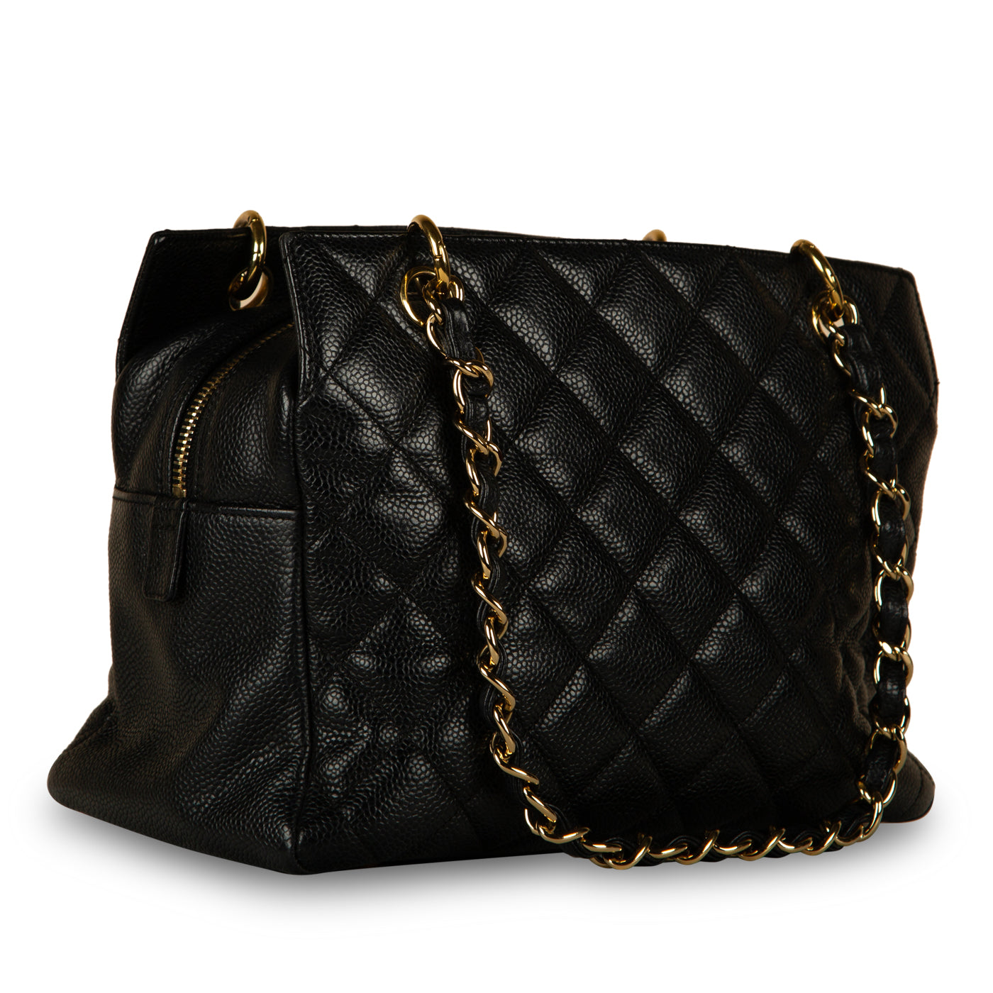 Chanel Timeless Caviar Black Tote Bag Style 46