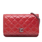 Chanel Paris Dallas Cc Patent Goatskin Wallet On Chain