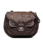 Chanel Paris-Salzburg Quilted Lambskin And Pony Hair Saddle Crossbody