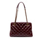 Chanel Paris Salzburg Small Patent And Goatskin Cc Eyelet Tote