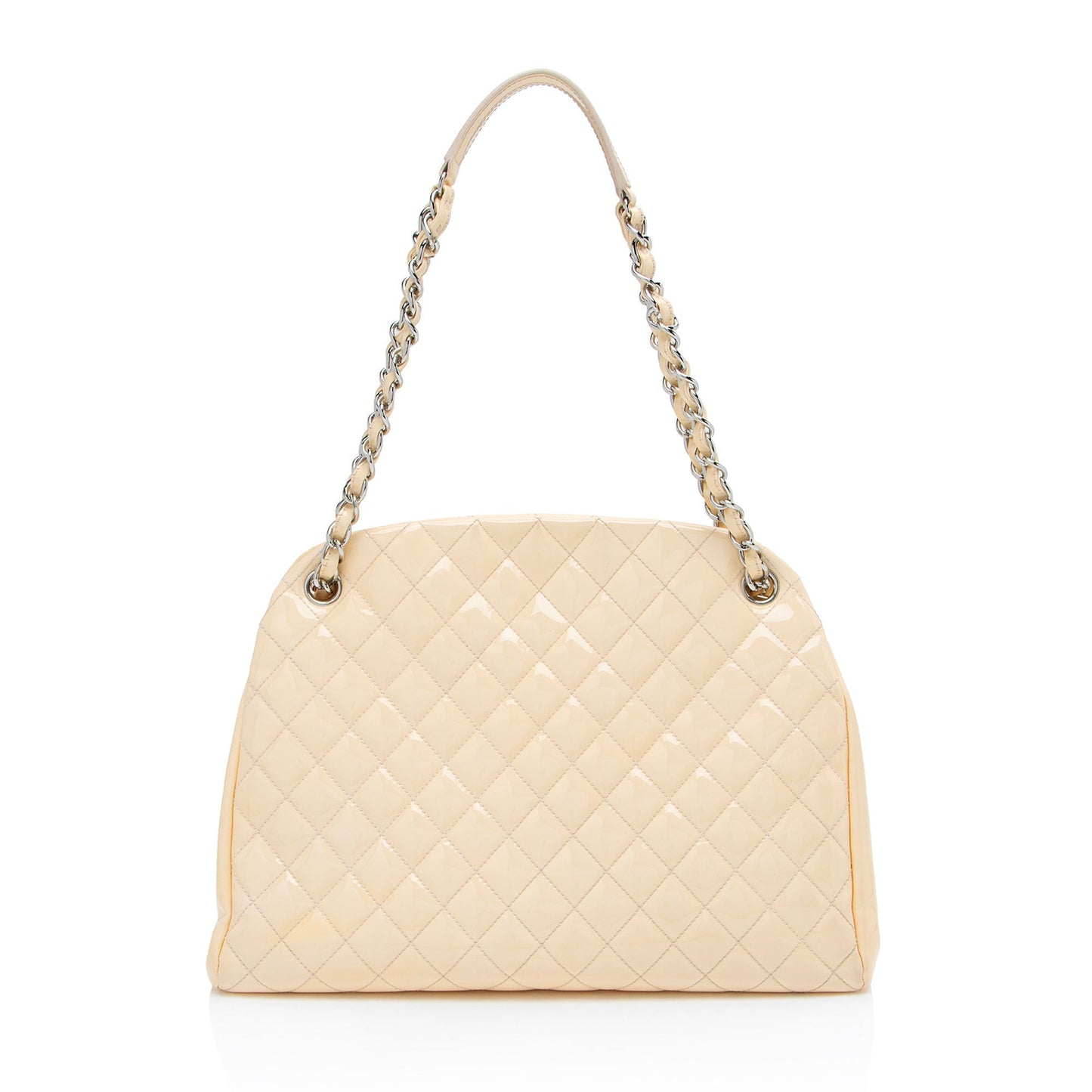 Chanel Patent Leather Just Mademoiselle Large Bowler Bag