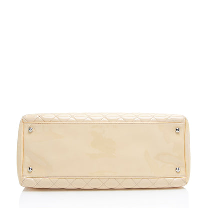 Chanel Patent Leather Just Mademoiselle Large Bowler Bag