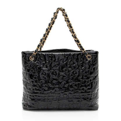 Chanel Patent Leather Puzzle Tote