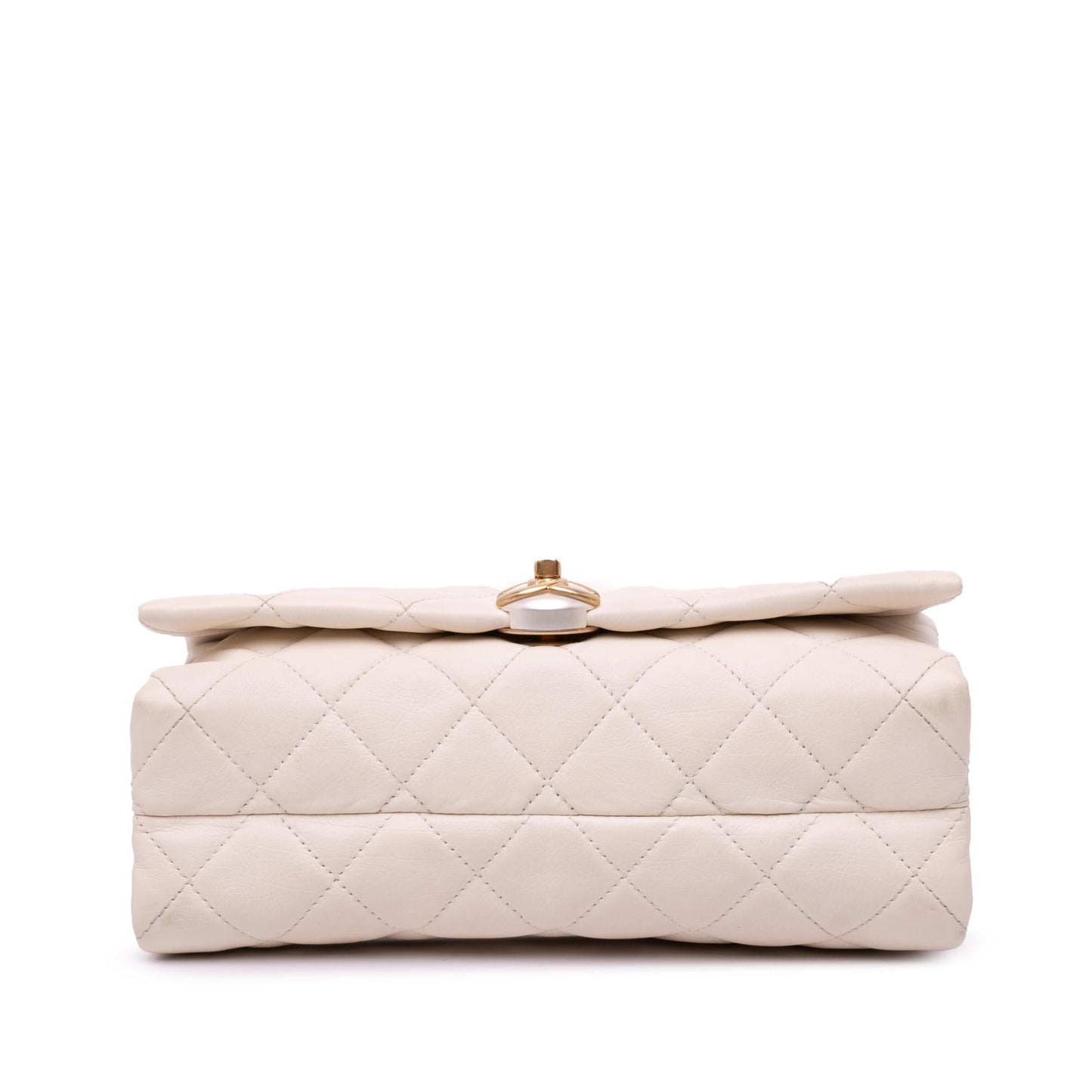 Chanel Gabrielle Calfskin White Shoulder Bag Style 2