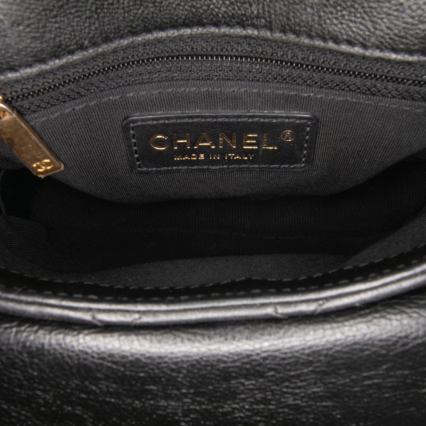 Chanel Gabrielle Calfskin Black Shoulder Bag Style 4