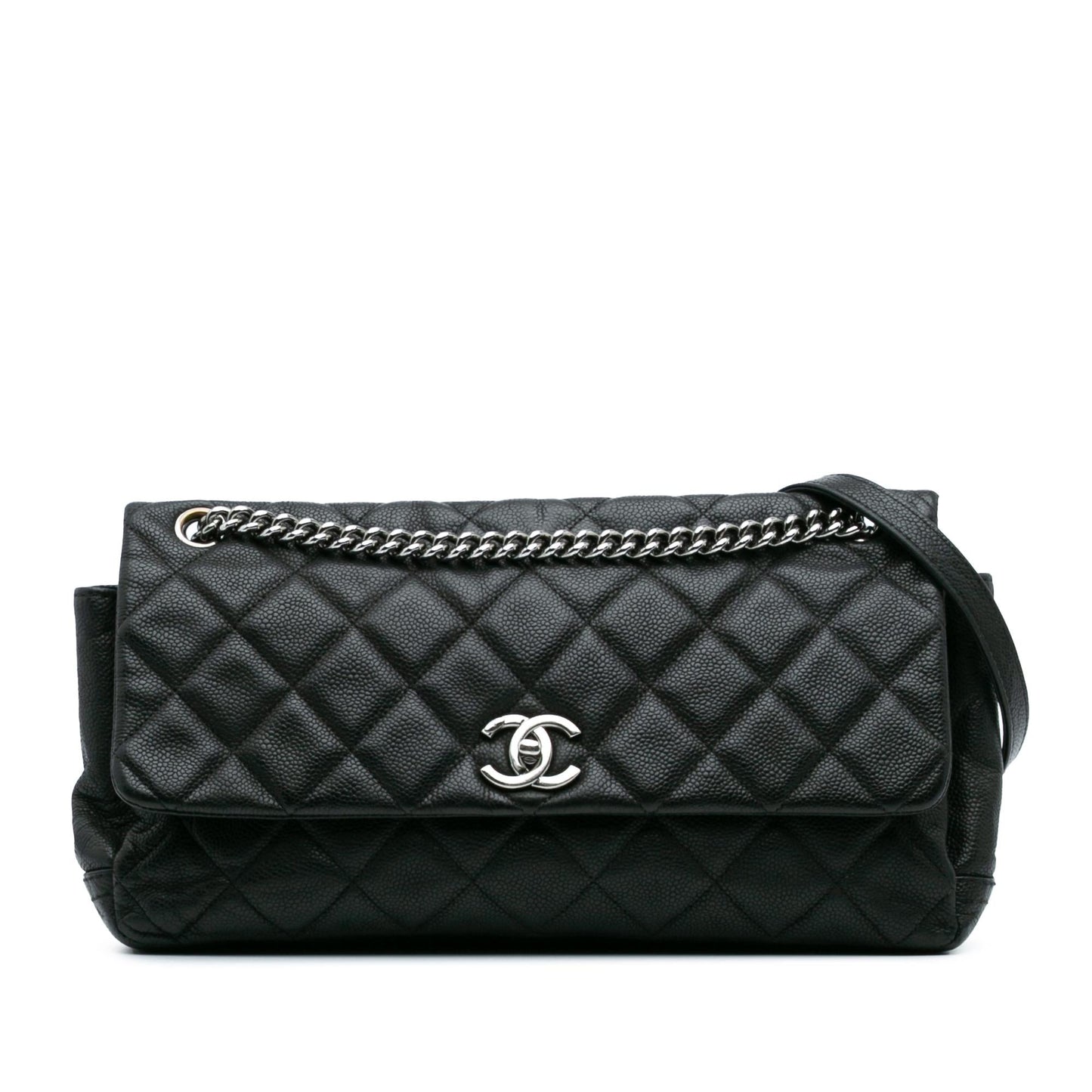 Chanel Gabrielle Caviar Black Shoulder Bag Style 9