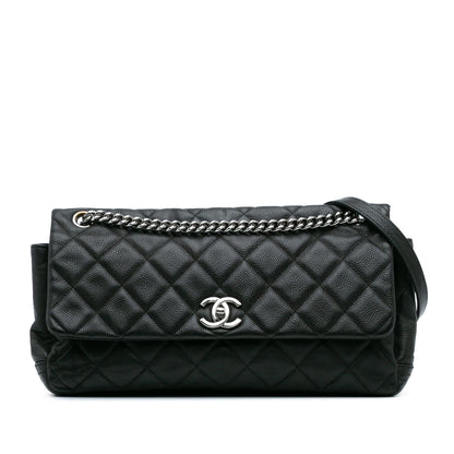 Chanel Gabrielle Caviar Black Shoulder Bag Style 9