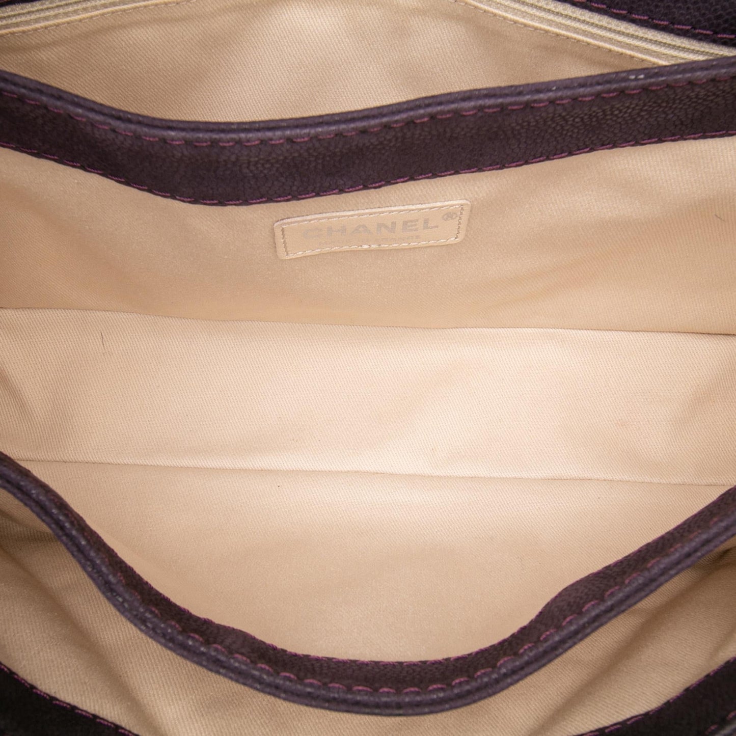 Chanel Quilted Iridescent Caviar Pearly Flap