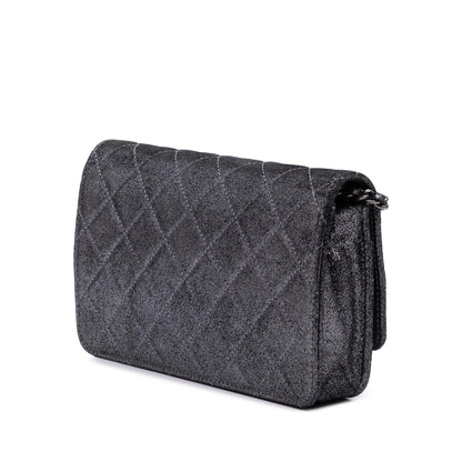 Chanel Gabrielle Lambskin Silver Crossbody