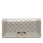 Chanel Quilted Lambskin Boy Flap Clutch