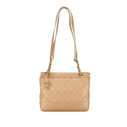 Chanel Gabrielle Lambskin Brown Shoulder Bag Style 17