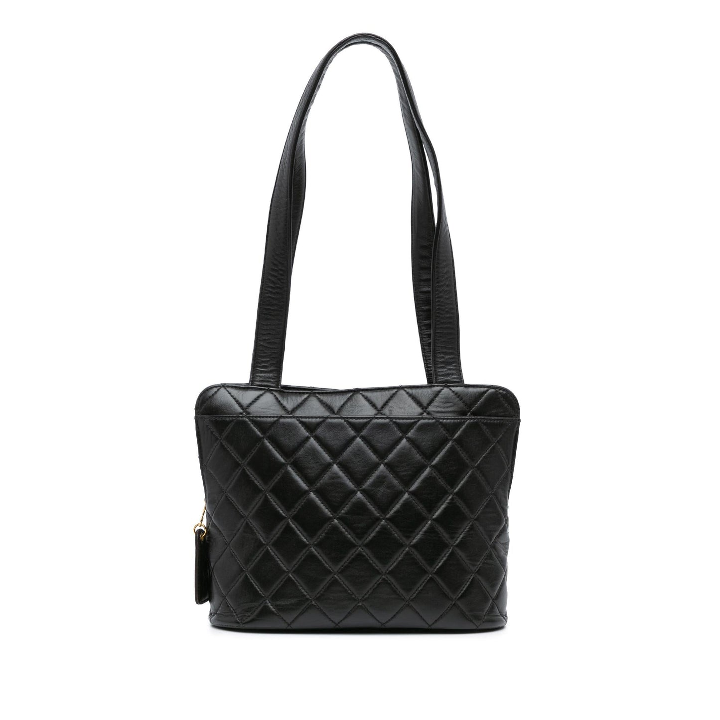 Chanel Gabrielle Lambskin Black Shoulder Bag Style 67