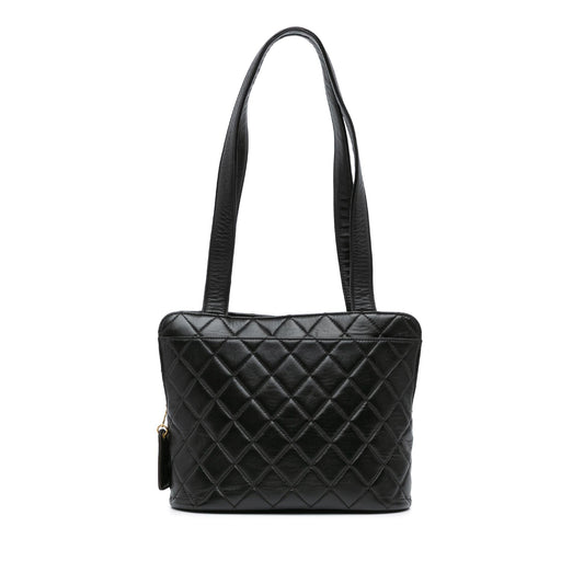 Chanel Gabrielle Lambskin Black Shoulder Bag Style 67
