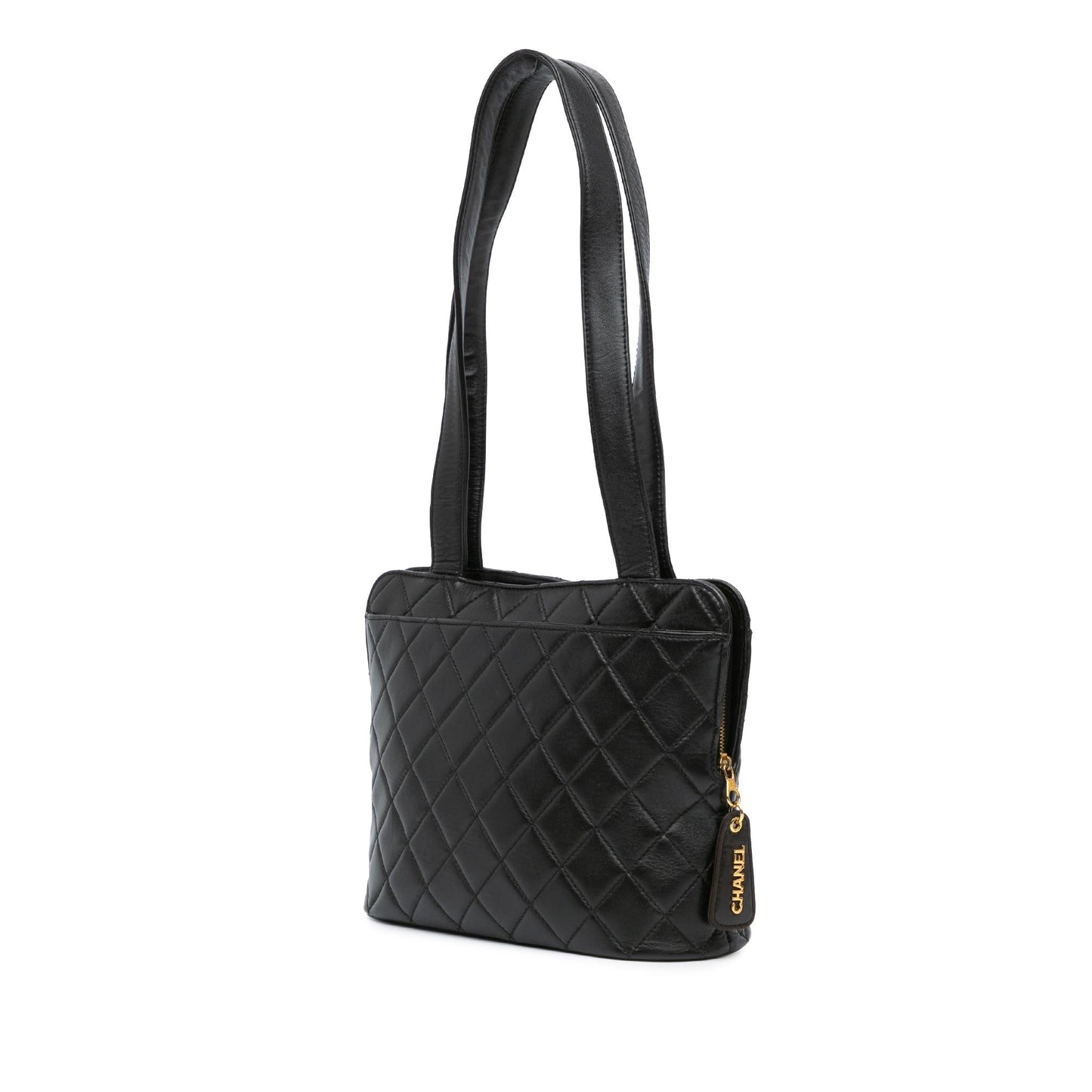 Chanel Gabrielle Lambskin Black Shoulder Bag Style 67