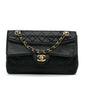 Chanel Gabrielle Lambskin Black Shoulder Bag Style 16