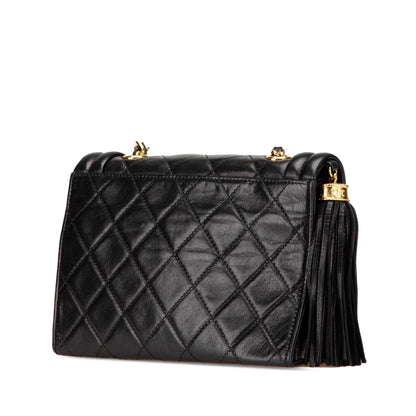 Chanel Quilted Lambskin Tassel Flap