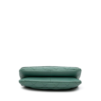 Chanel Gabrielle Lambskin Green Shoulder Bag Lambskin